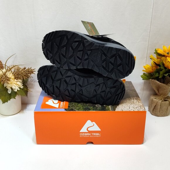 Ozark Trail Waterproof Hikers Low-Top Men's 9.5 Leather Upper Outdoor Trail NIB - Picture 7 of 11